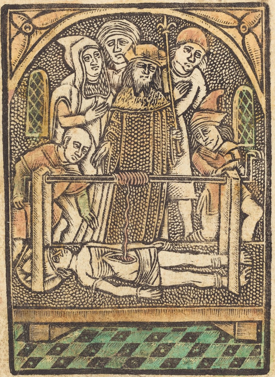 Szent Erasmus alkotó: German 15th Century
