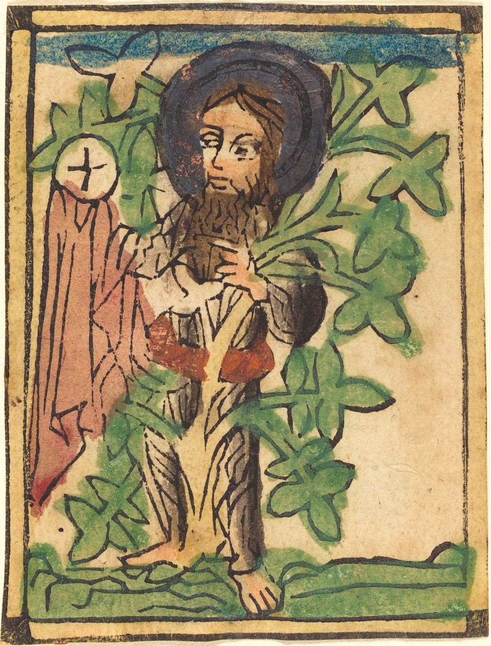 Szent Onufriosz alkotó: German 15th Century