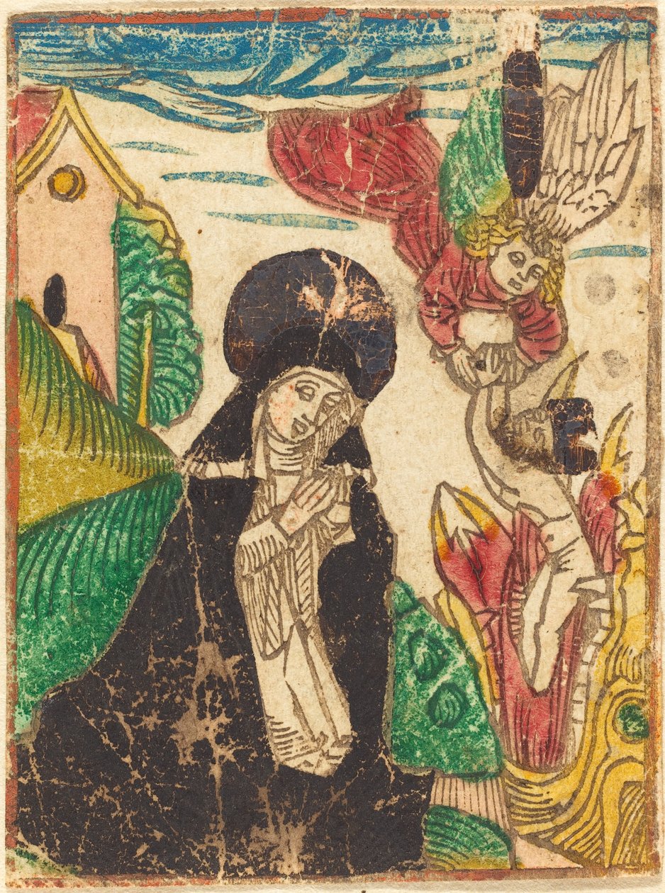 Szent Ottília alkotó: German 15th Century