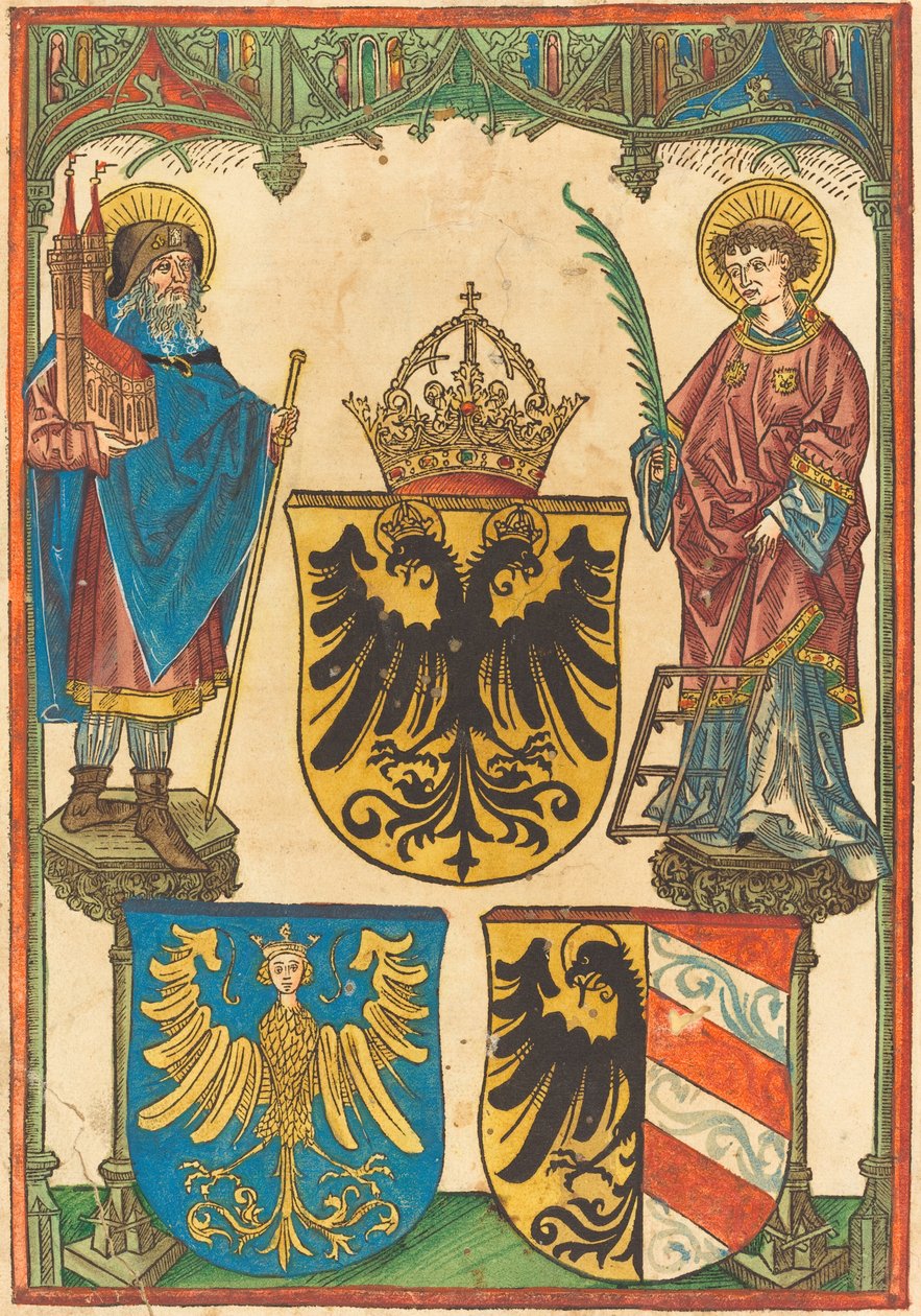 Szent Sebaldus és Szent Lőrinc alkotó: German 15th Century