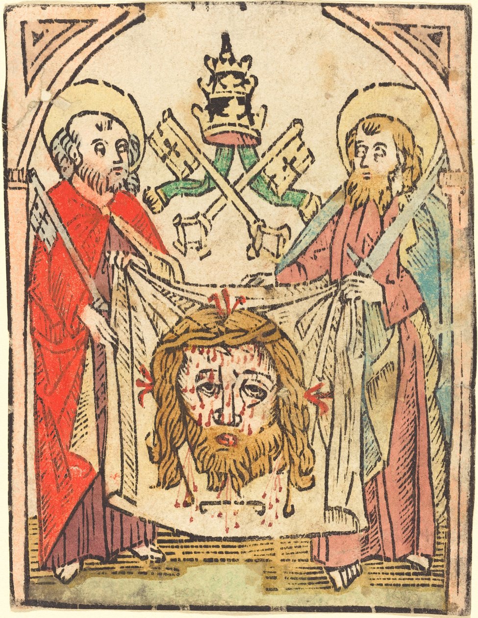Szent Péter és Pál a Sudariummal alkotó: German 15th Century