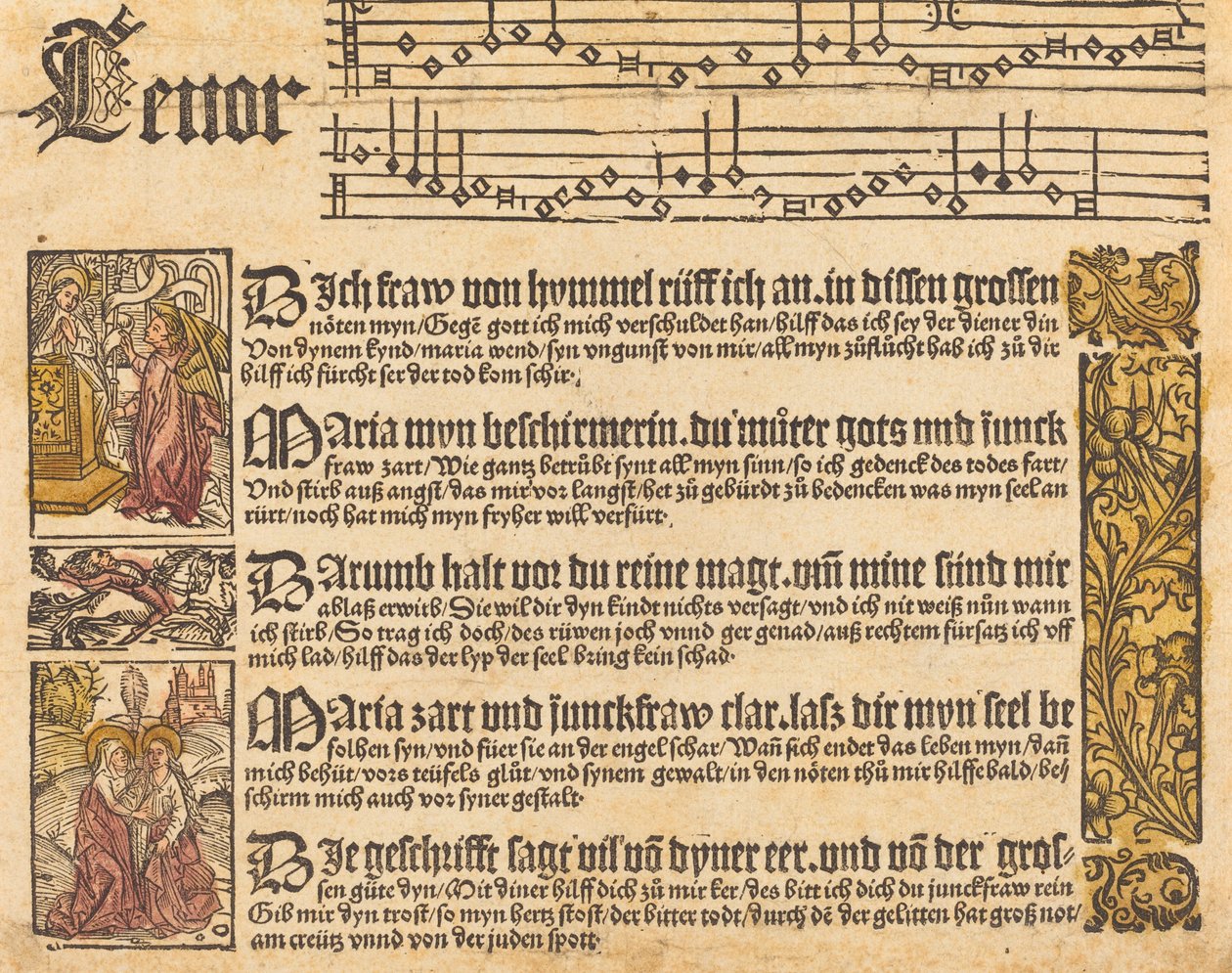 Ének a Szűznek alkotó: German 15th Century