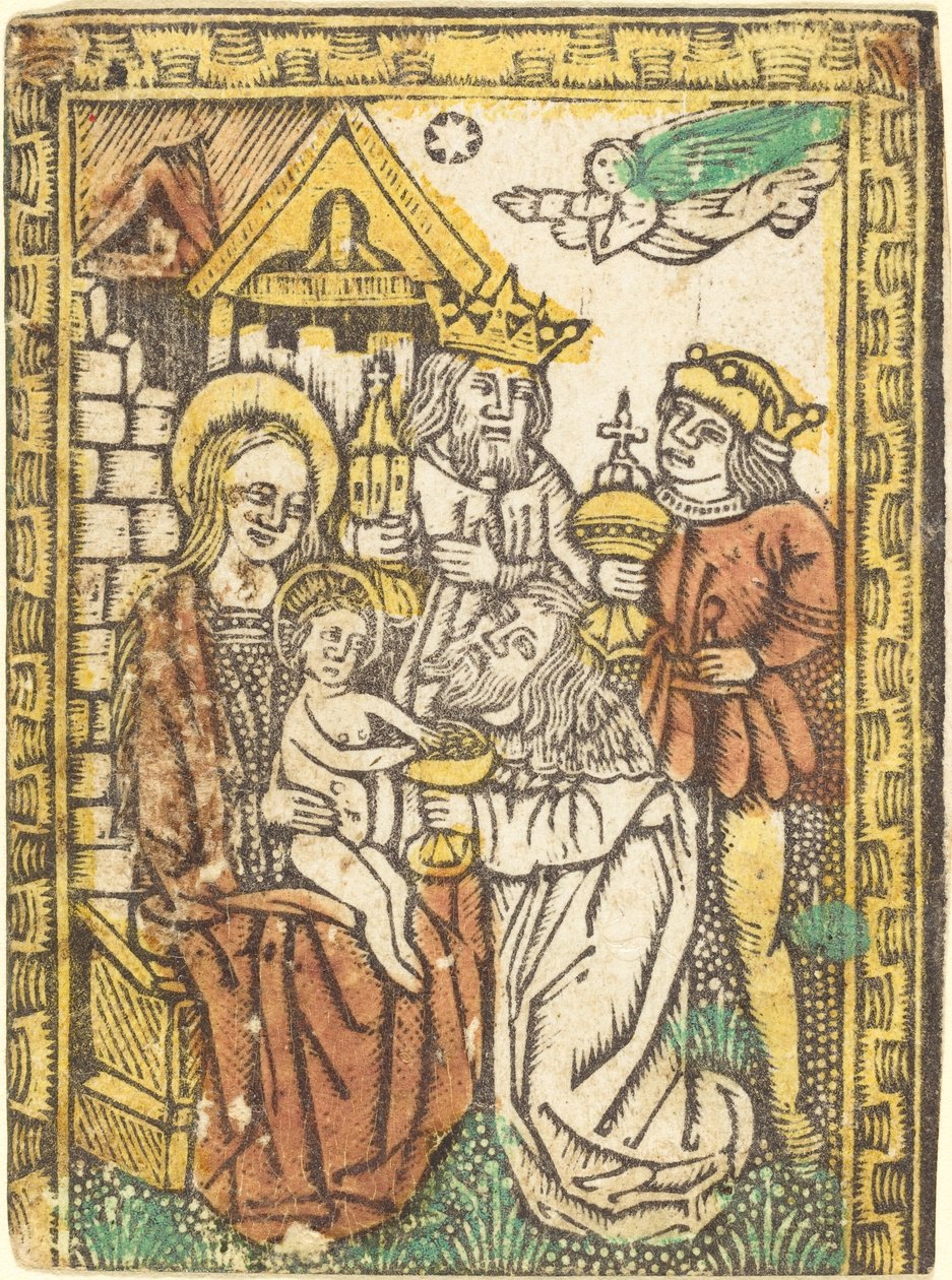 A mágusok imádása alkotó: German 15th Century