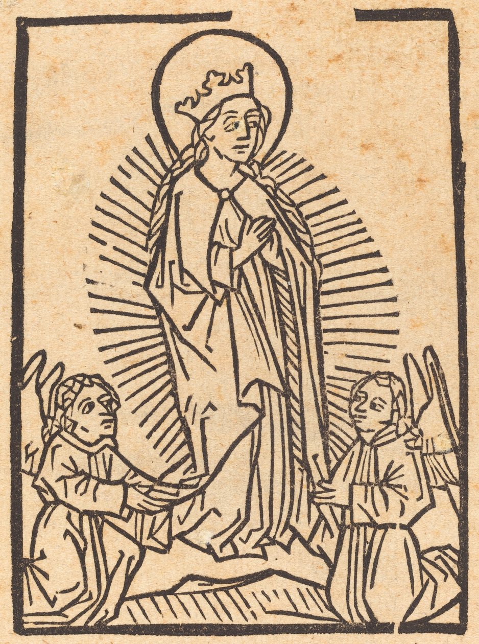 A Szűz mennybemenetele alkotó: German 15th Century