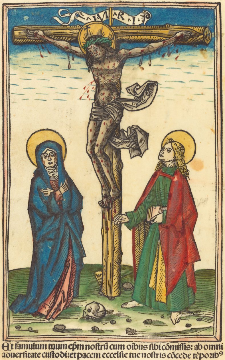 A keresztre feszítés alkotó: German 15th Century