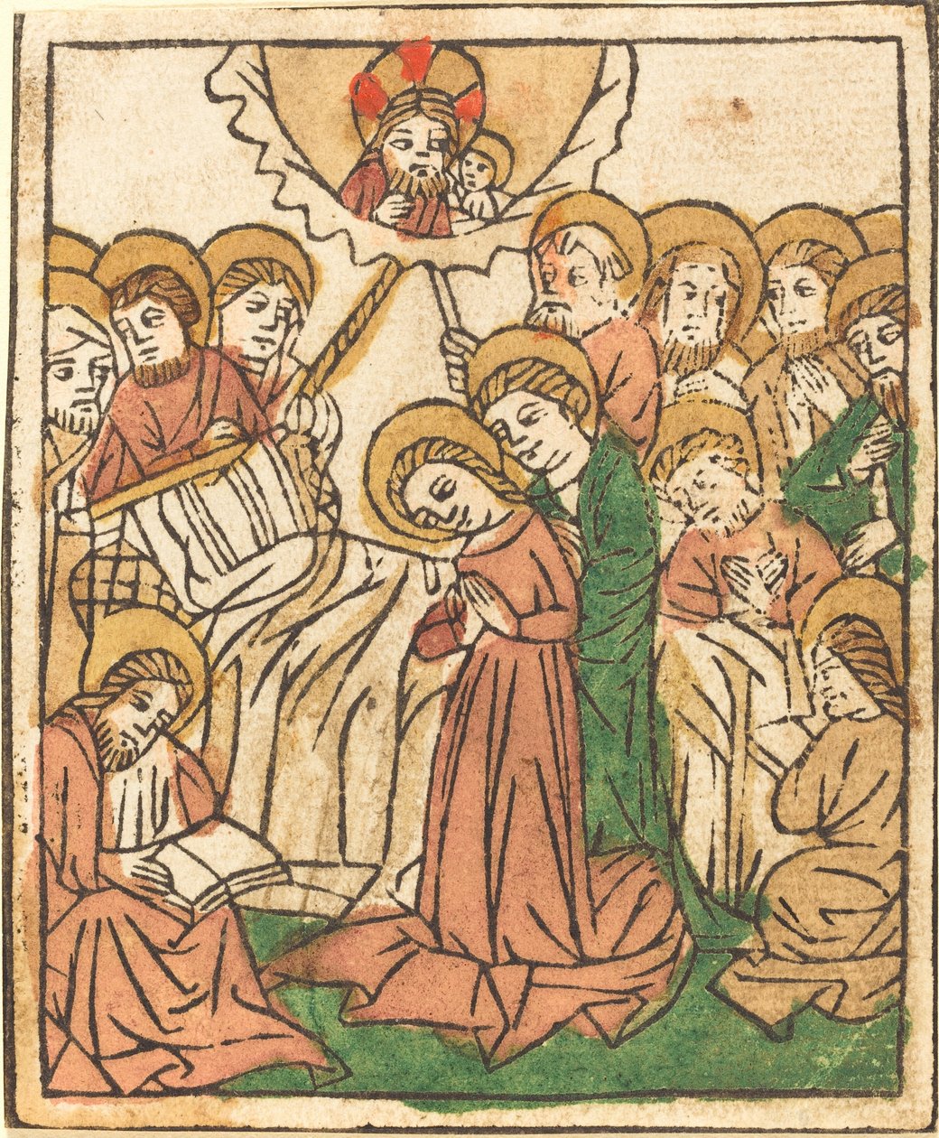 A Szűz halála alkotó: German 15th Century