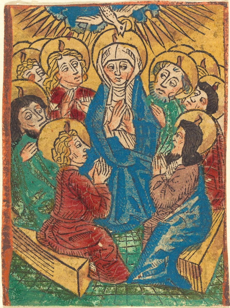 A Szentlélek leszállása alkotó: German 15th Century