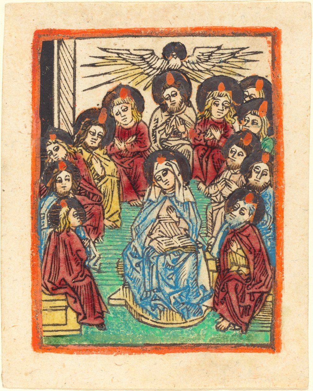 A Szentlélek leszállása alkotó: German 15th Century