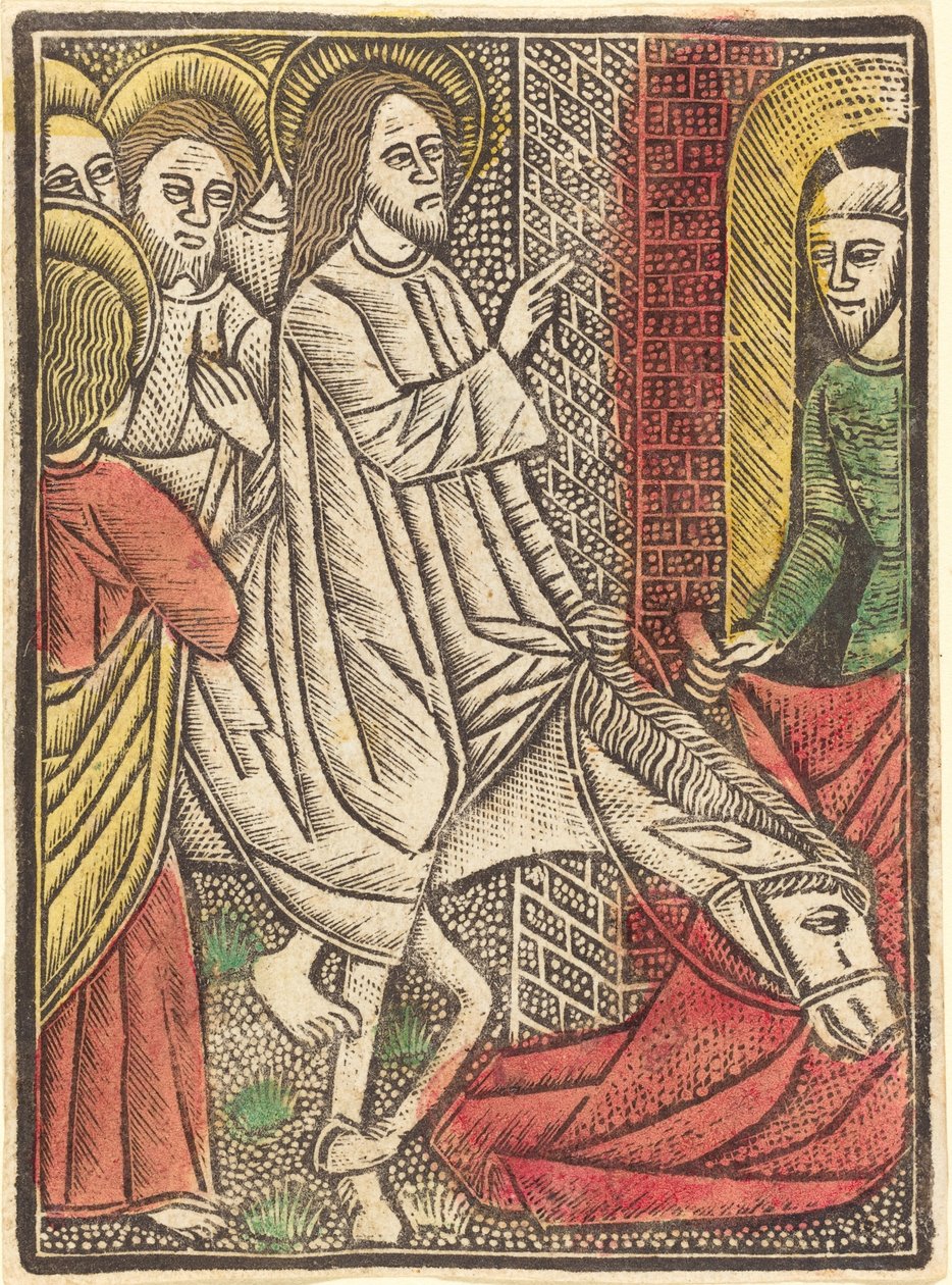 Belépés Jeruzsálembe alkotó: German 15th Century