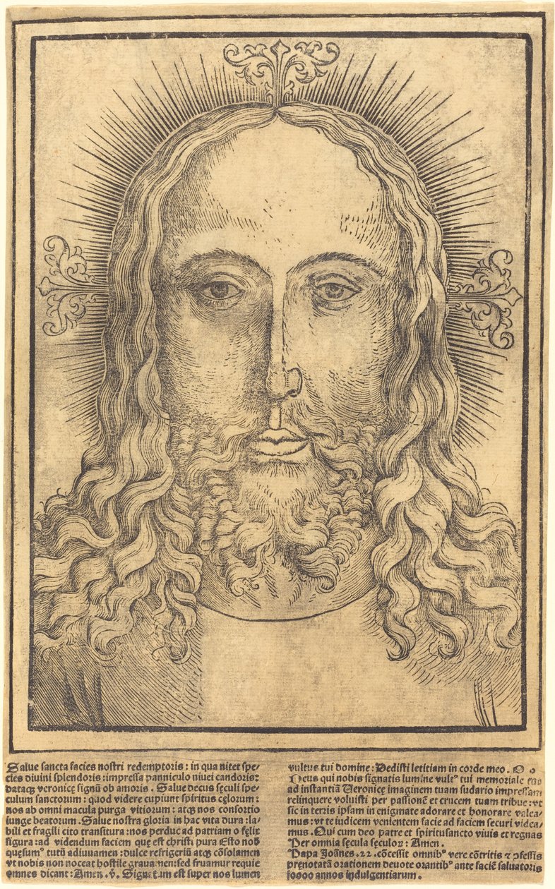 Krisztus feje alkotó: German 15th Century