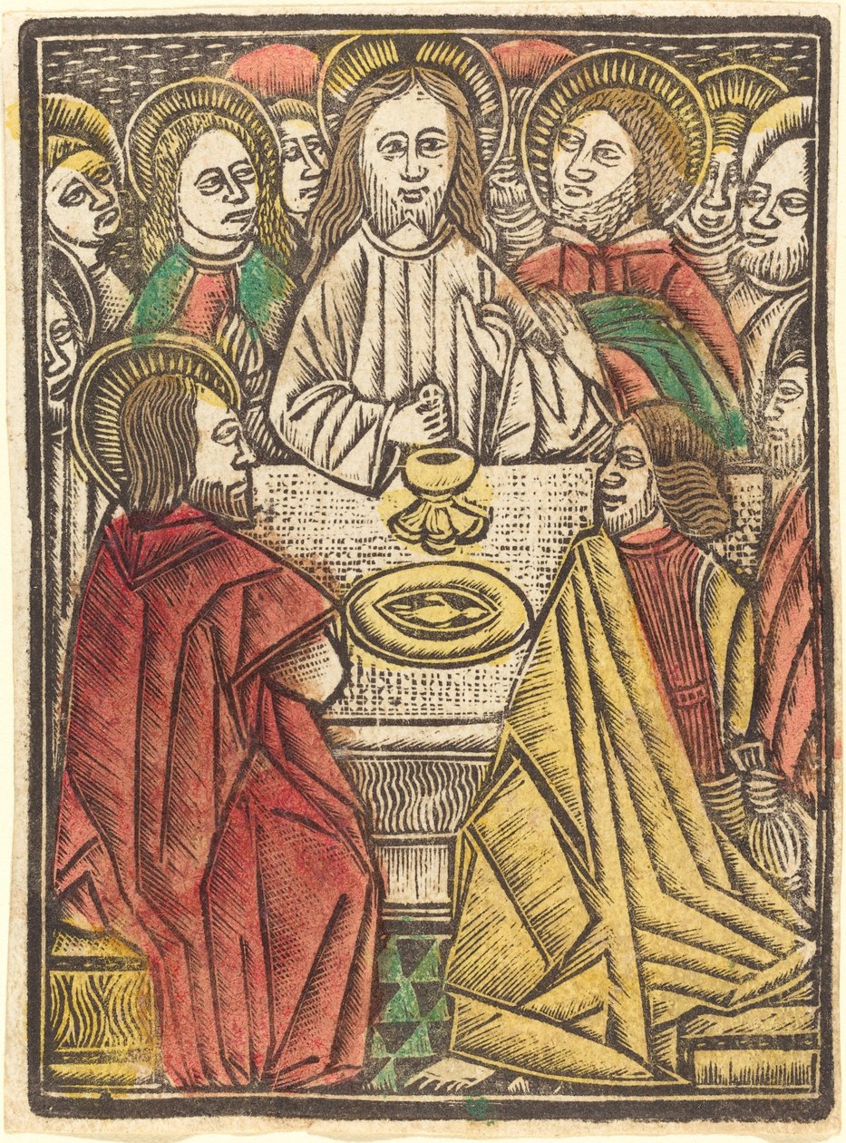 Az utolsó vacsora alkotó: German 15th Century