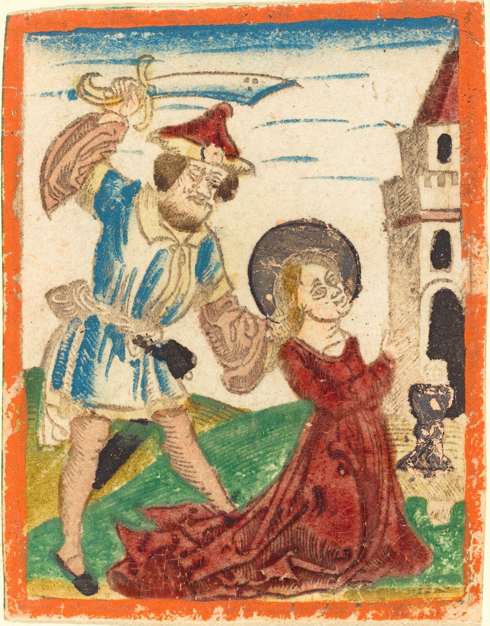 Szent Borbála mártíromsága alkotó: German 15th Century