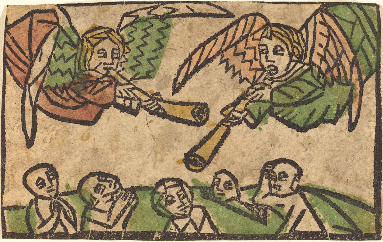 A halottak feltámadása alkotó: German 15th Century