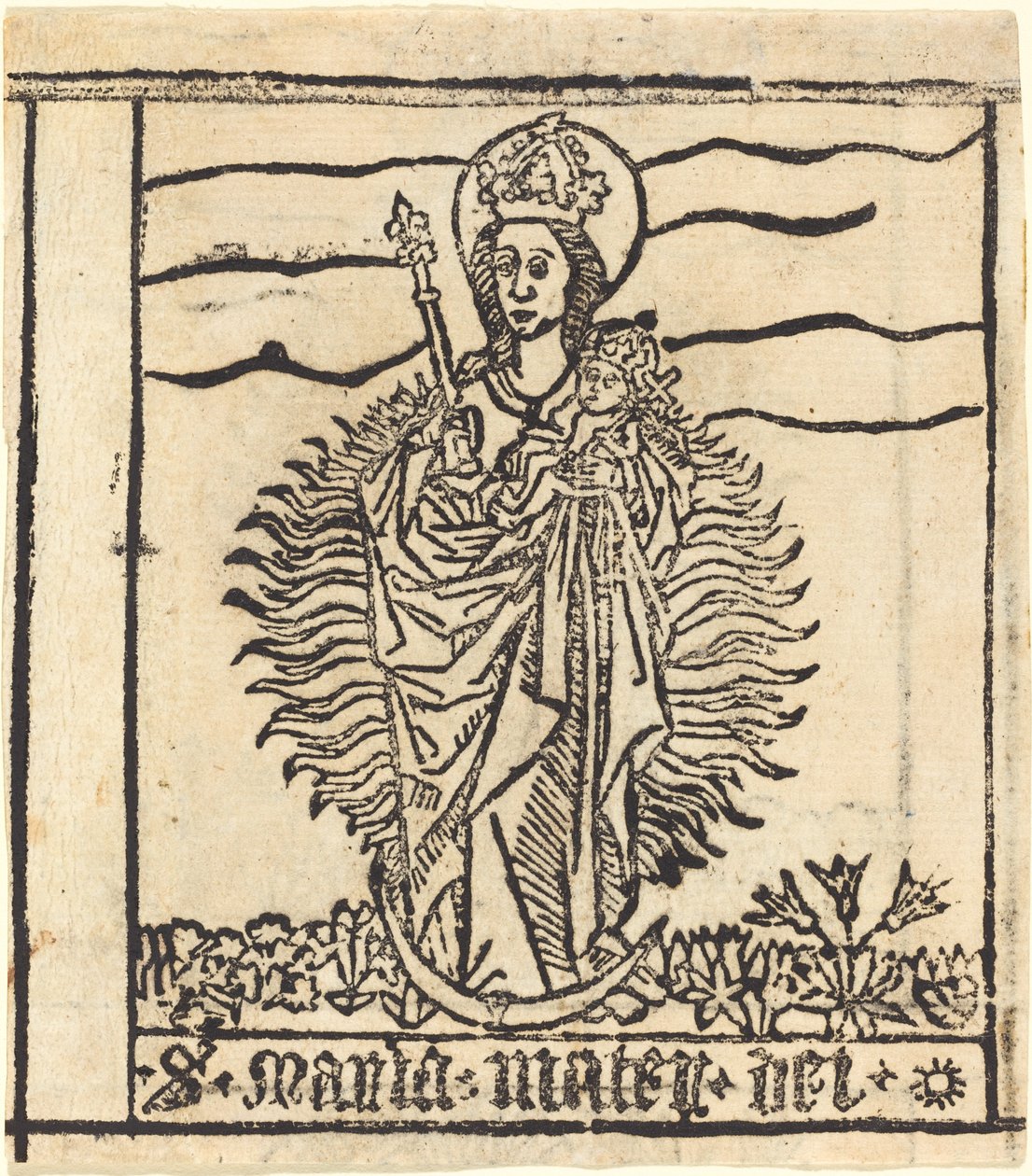 A Szűz és a Gyermek alkotó: German 15th Century