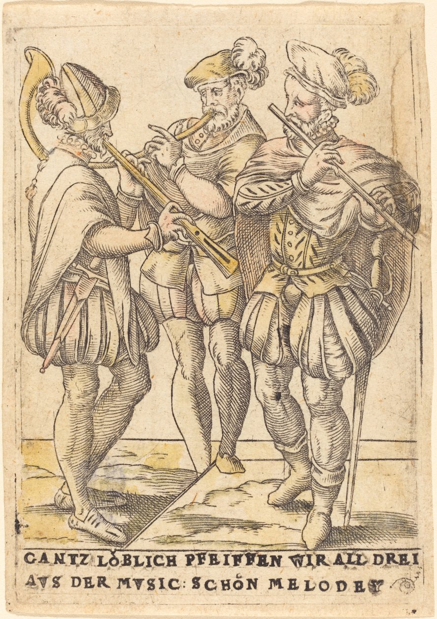 Gantz loblich Pfeiffen mindhárman avs de Mvsic: Schon Melodey alkotó: German 16th Century