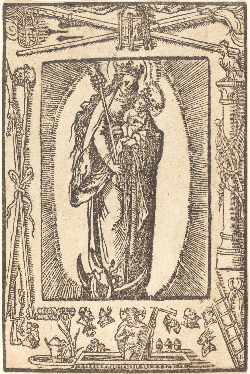 Madonna és gyermeke alkotó: German 16th Century