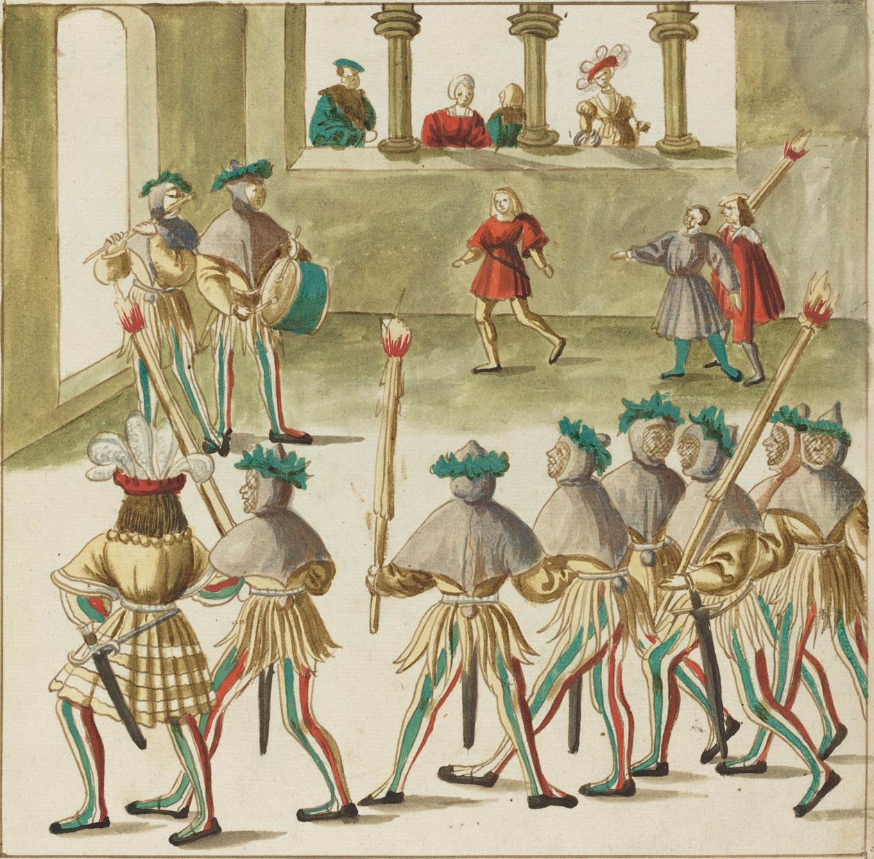 Álarcos mulatság alkotó: German 16th Century