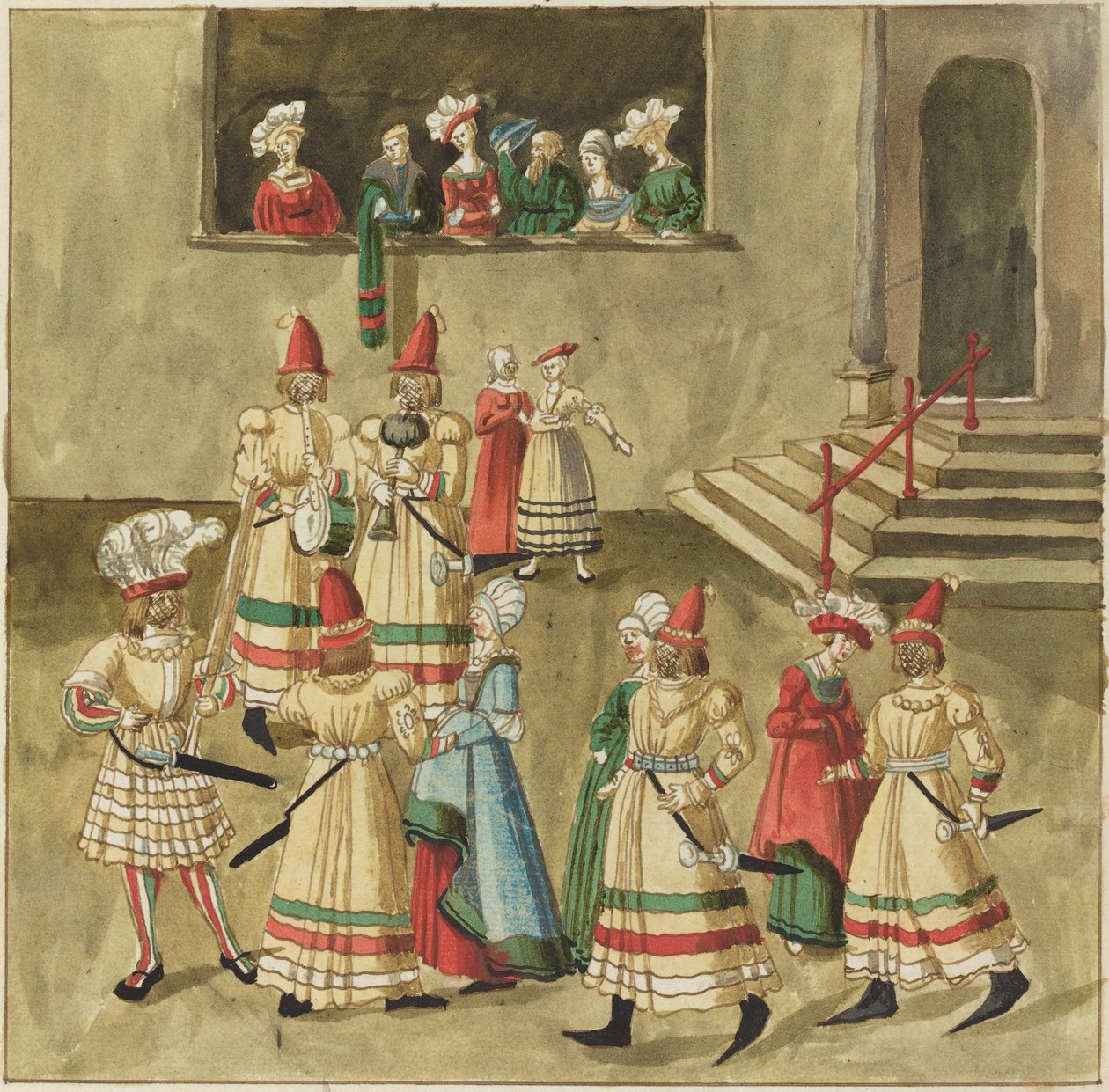 Álarcos mulatság alkotó: German 16th Century