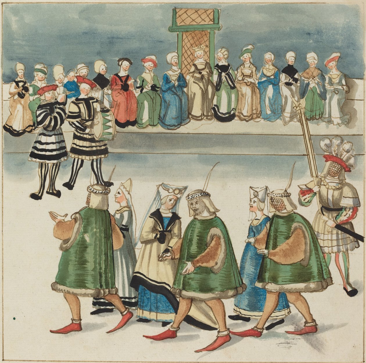 Álarcos mulatság alkotó: German 16th Century