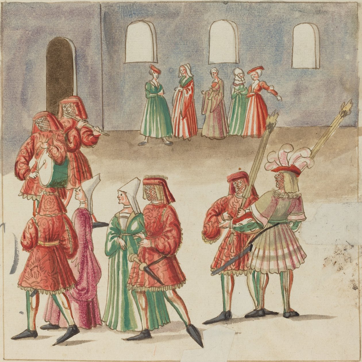Álarcos mulatság alkotó: German 16th Century