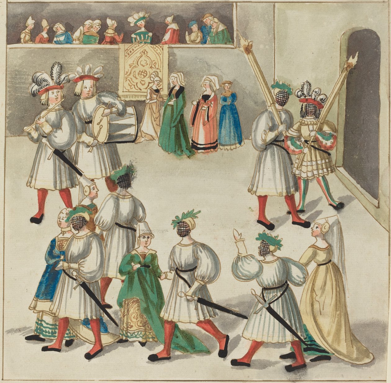 Álarcos mulatság alkotó: German 16th Century