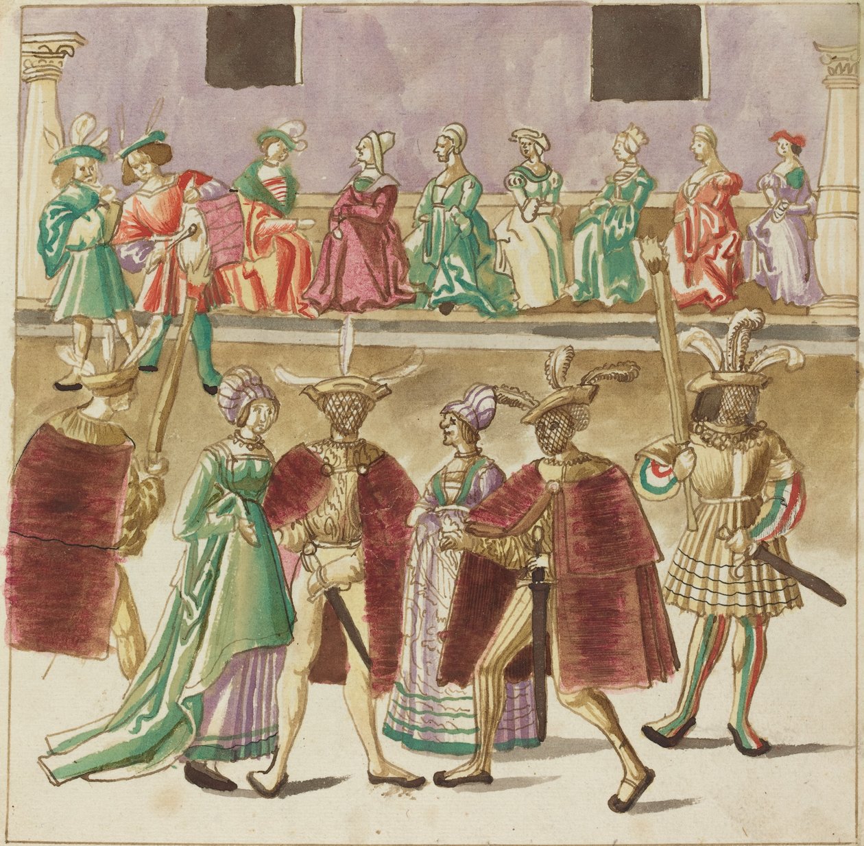 Álarcos mulatság alkotó: German 16th Century