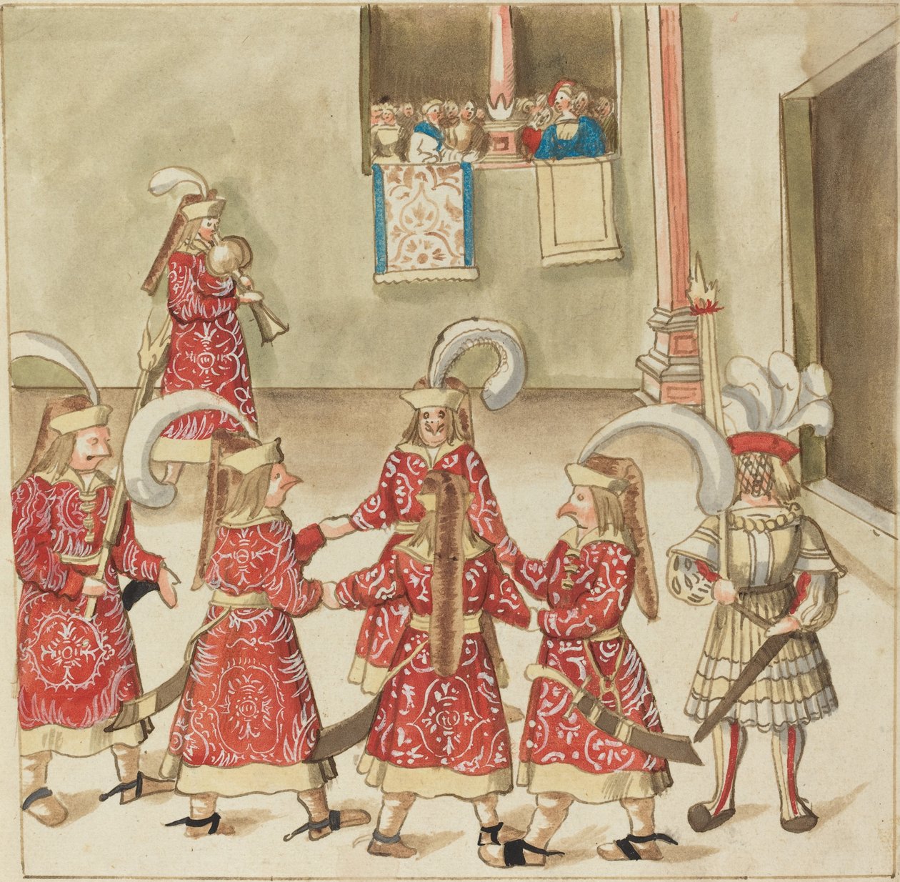 Álarcos mulatság alkotó: German 16th Century