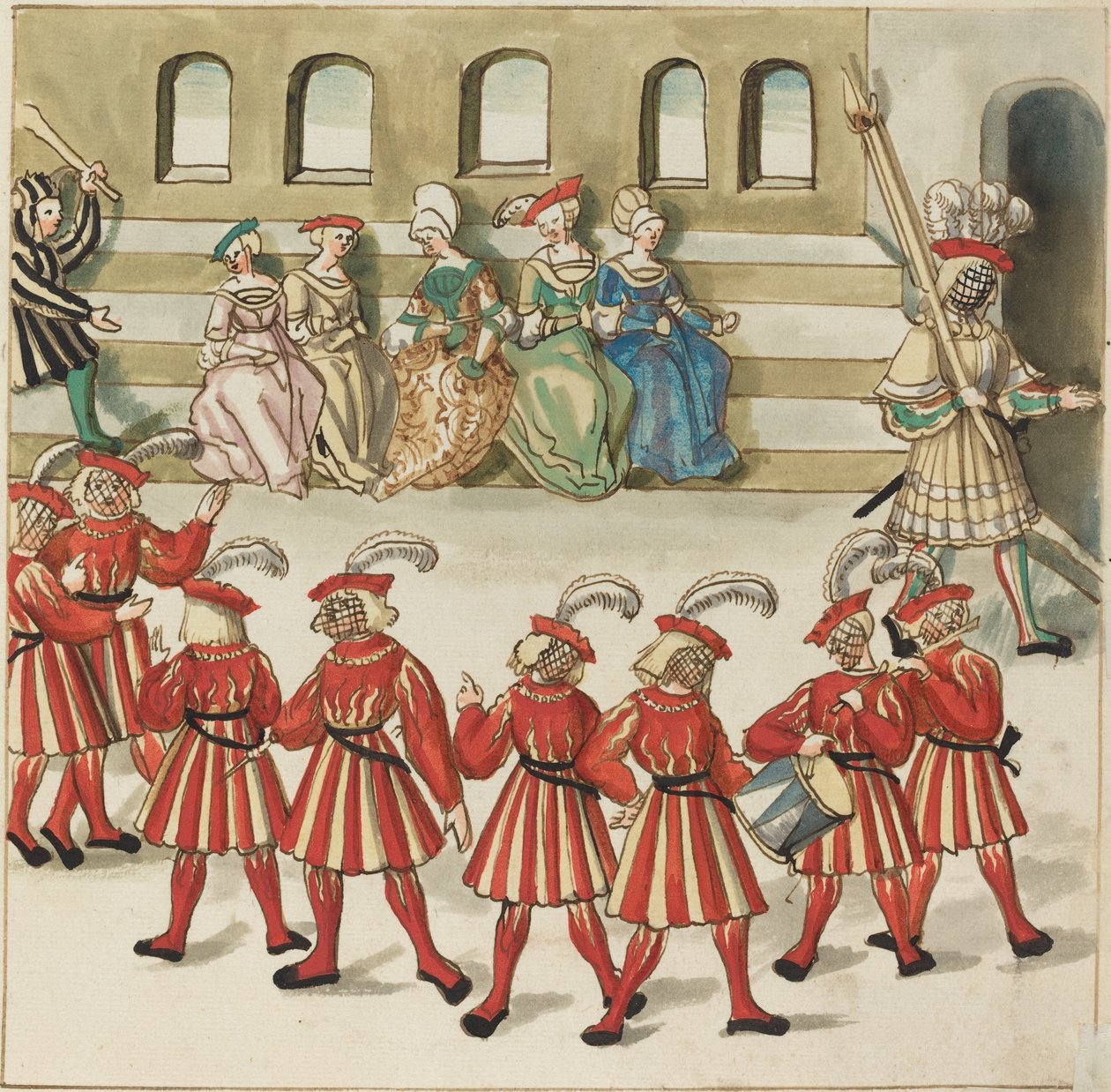 Álarcos mulatság alkotó: German 16th Century