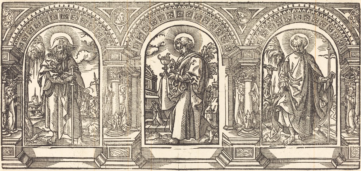 Krisztus és tanítványai III alkotó: German 16th Century after Martin Schongauer