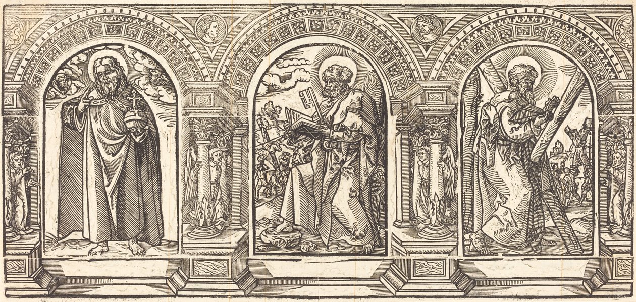 Krisztus és tanítványai II alkotó: German 16th Century after Martin Schongauer