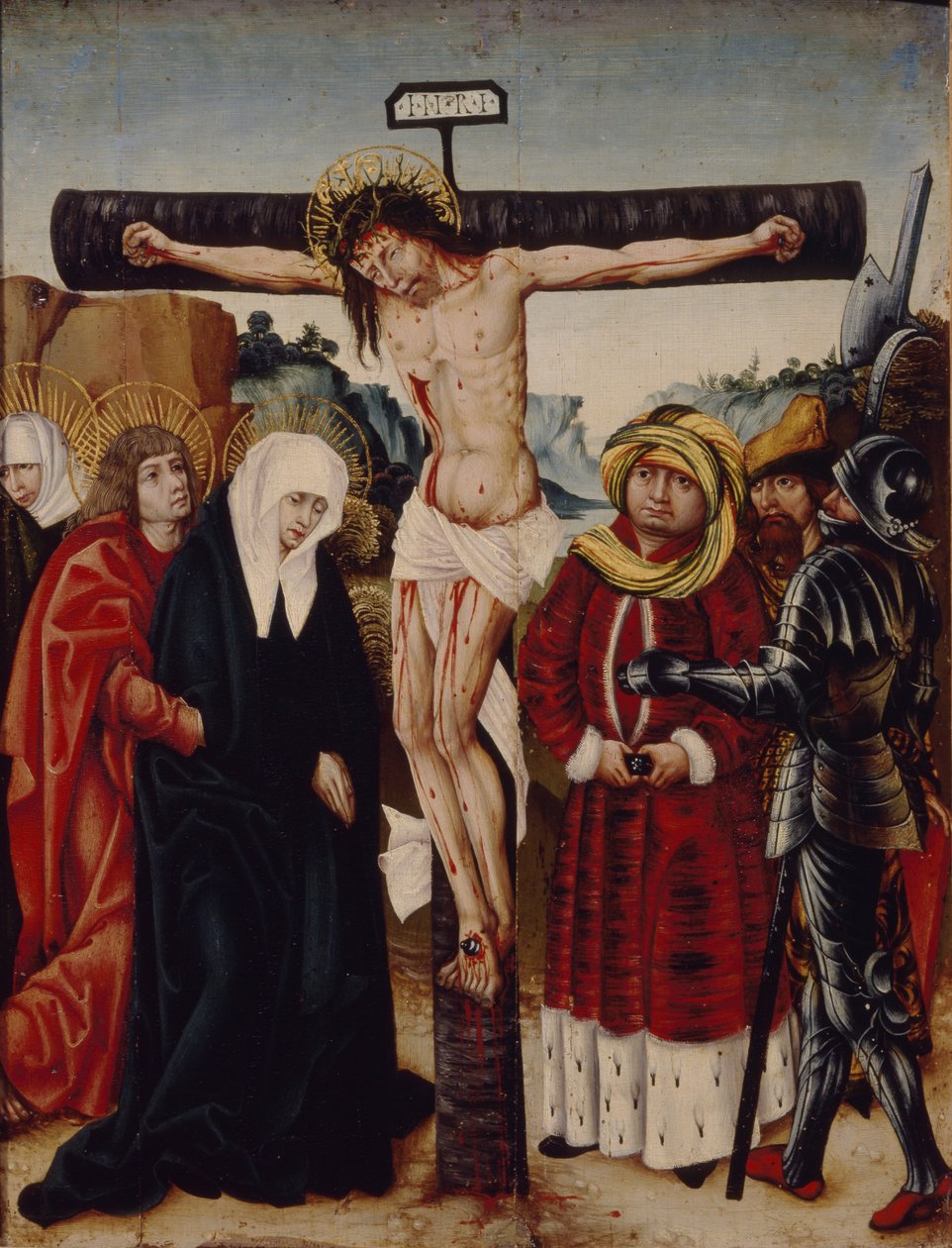 A keresztre feszítés, 16. század eleje. alkotó: German Master