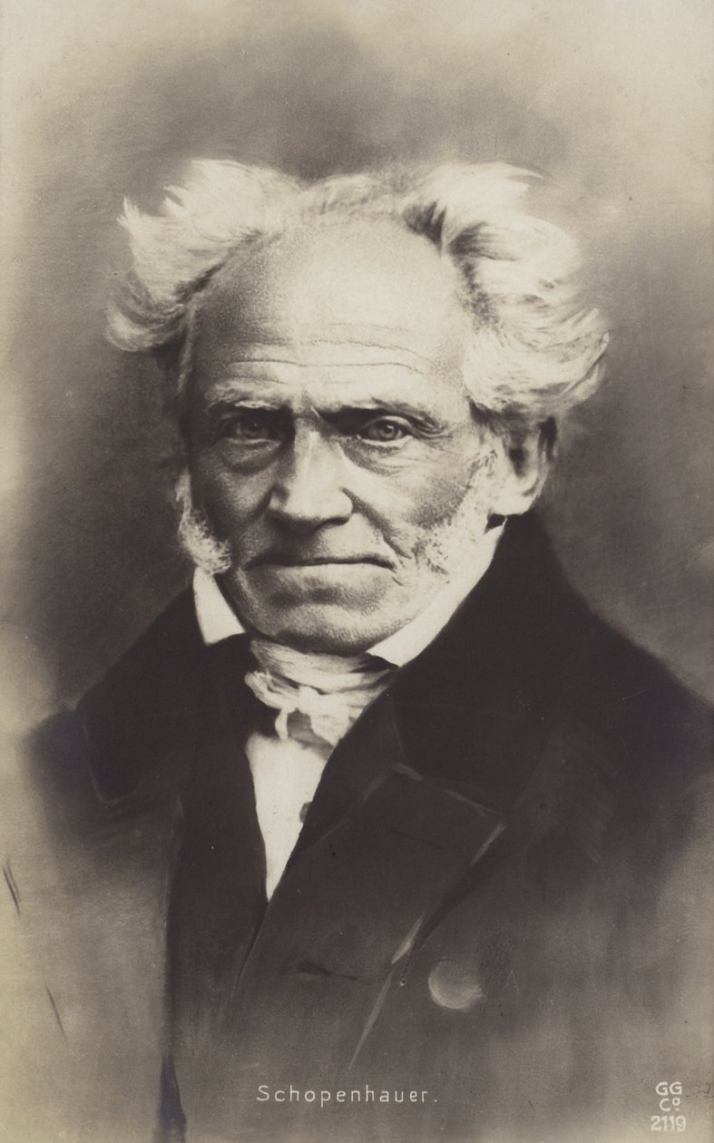 Arthur Schopenhauer (1788-1860), német filozófus (fekete-fehér fotó) alkotó: German Photographer