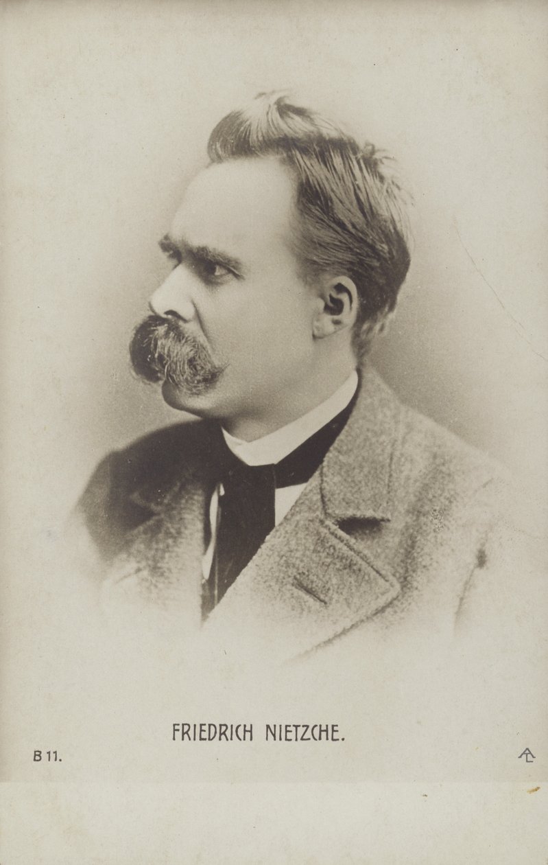 Friedrich Nietzche (1844-1900), német filozófus és író (fekete-fehér fotó) alkotó: German Photographer