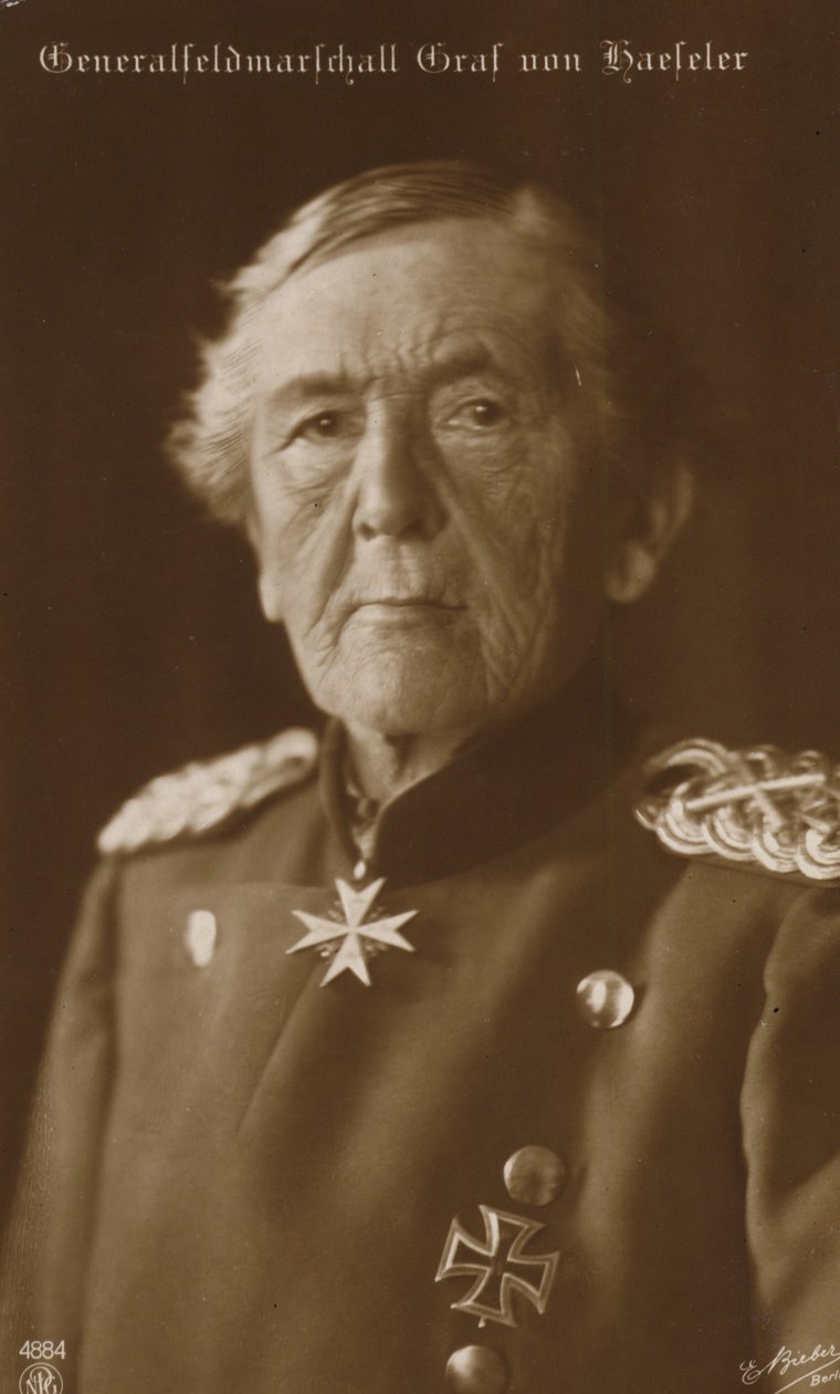 Gróf von Haeseler tábornagy (fekete-fehér fotó) alkotó: German Photographer