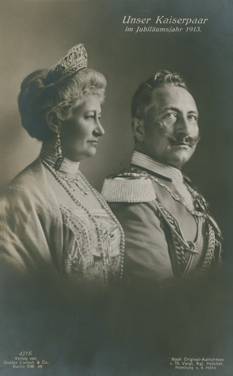 II. Vilmos császár és Augusta Viktória német császárné ezüstjubileumi évében alkotó: German Photographer