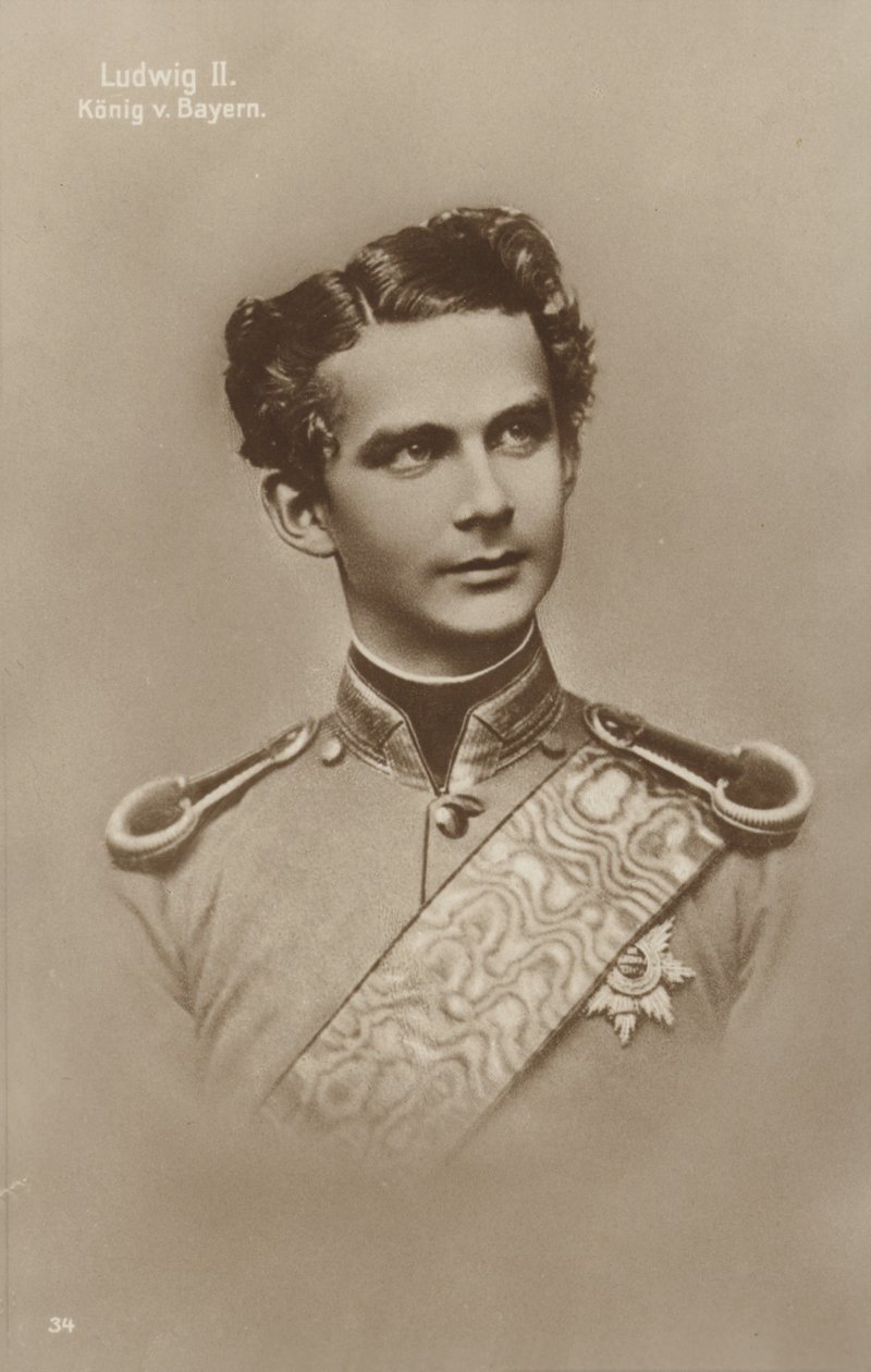 Ludwig II (fekete-fehér fotó) alkotó: German Photographer