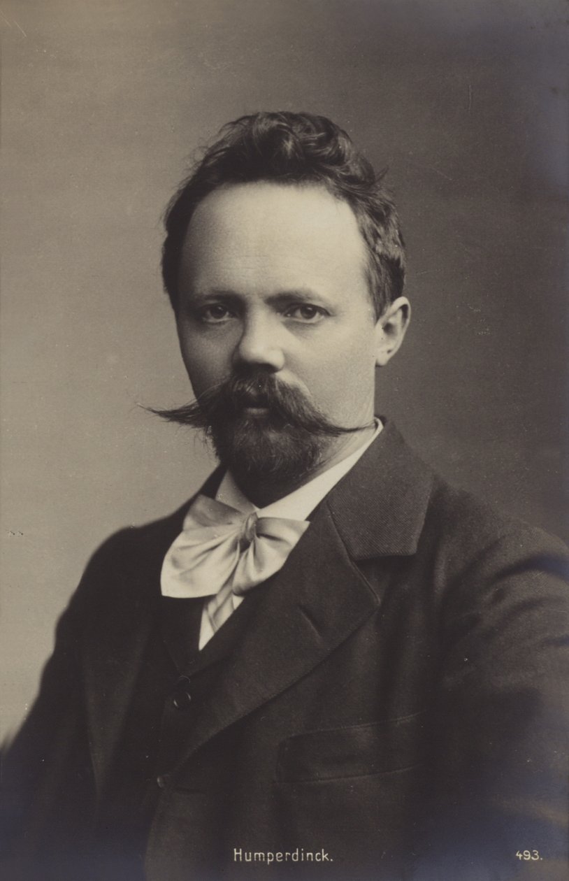 Engelbert Humperdinck portréja (fekete-fehér fotó) alkotó: German Photographer