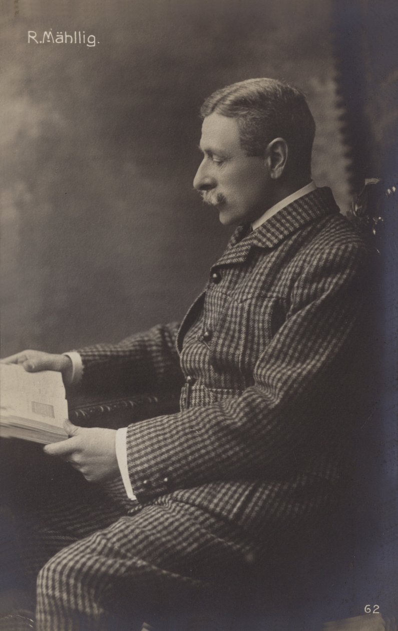 Ricardo Mahllig portréja (fekete-fehér fotó) alkotó: German Photographer