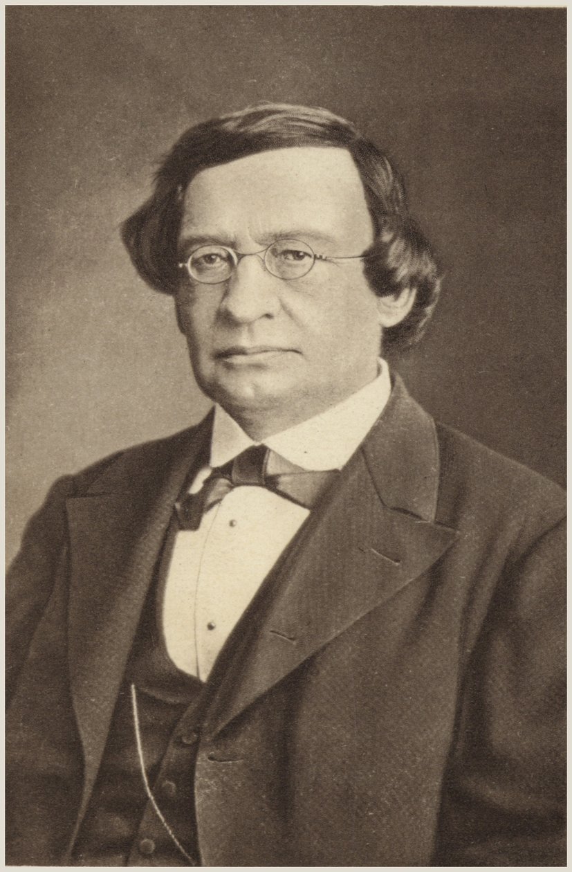 Wilhelm Taubert portréja (fekete-fehér fotó) alkotó: German Photographer