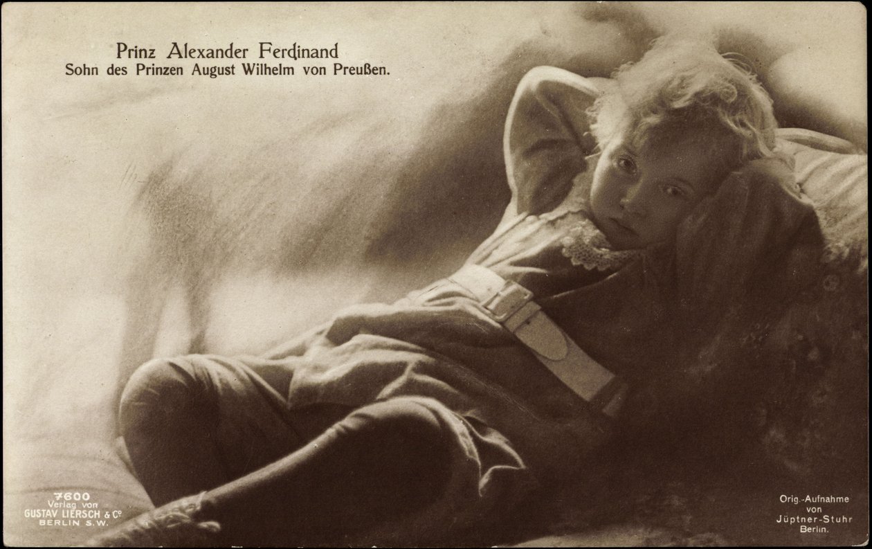 Sándor Ferdinánd herceg, Auguszt Vilmos fia alkotó: German Photographer
