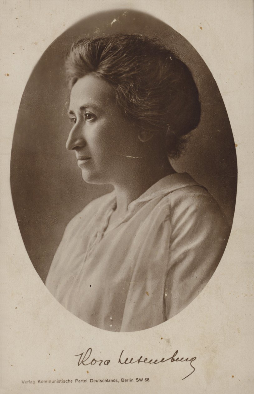Rosa Luxemburg (fekete-fehér fotó) alkotó: German Photographer