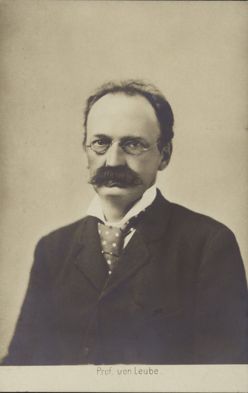 Wilhelm Olivier Leube (fekete-fehér fénykép) alkotó: German Photographer