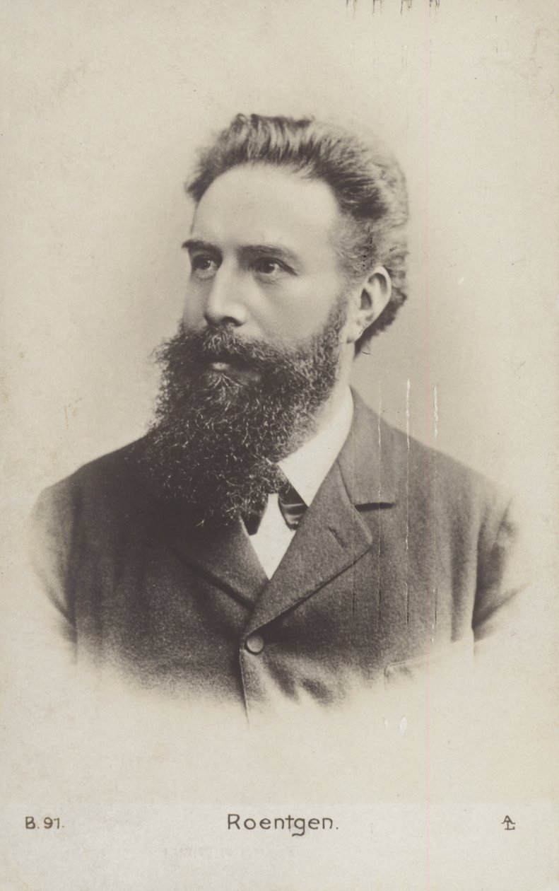 Wilhelm Roentgen (1845-1923), német fizikus (fekete-fehér fotó) alkotó: German Photographer