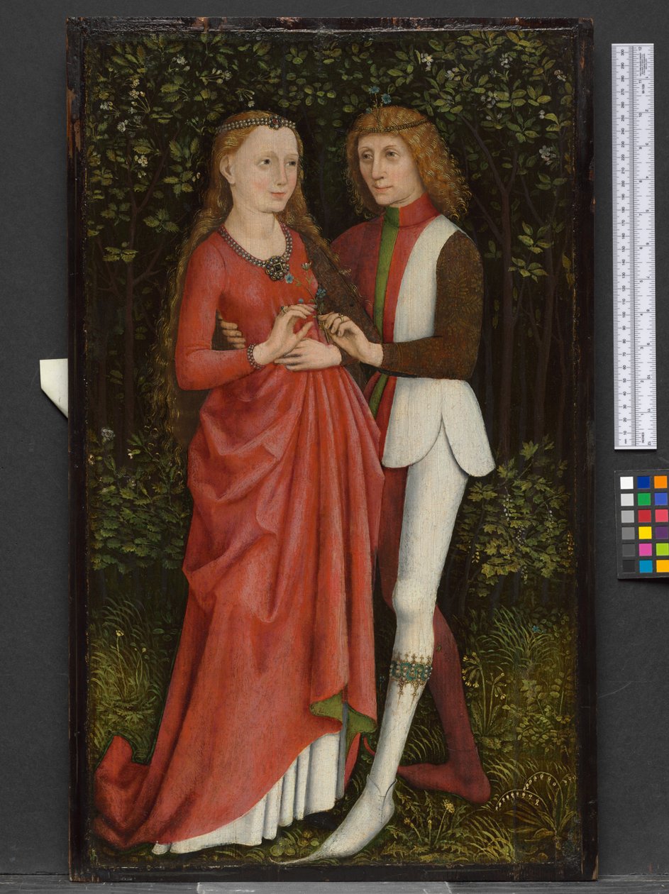 Egy menyasszonyi pár, 1470 körül alkotó: German School