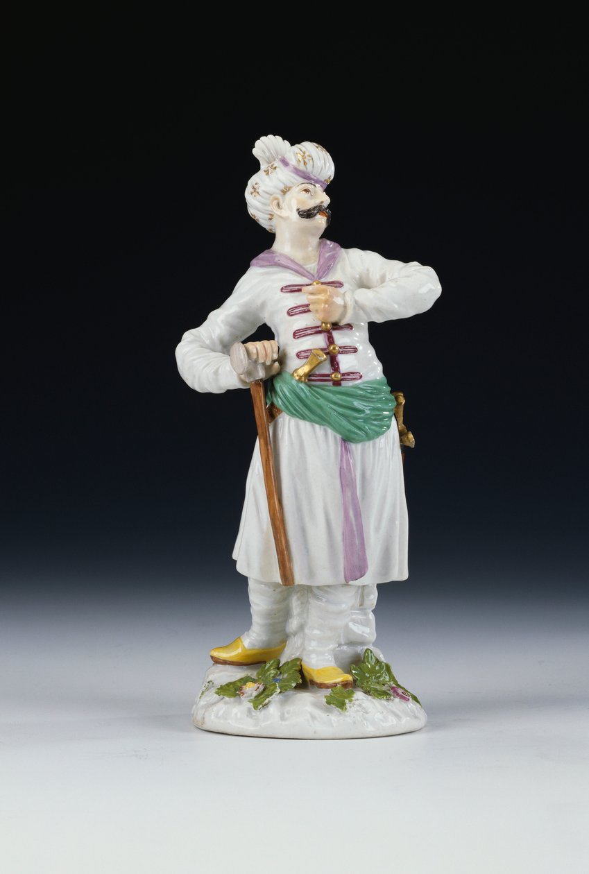 Egy meisseni perzsa alak, 1748 körül (porcelán) alkotó: German School