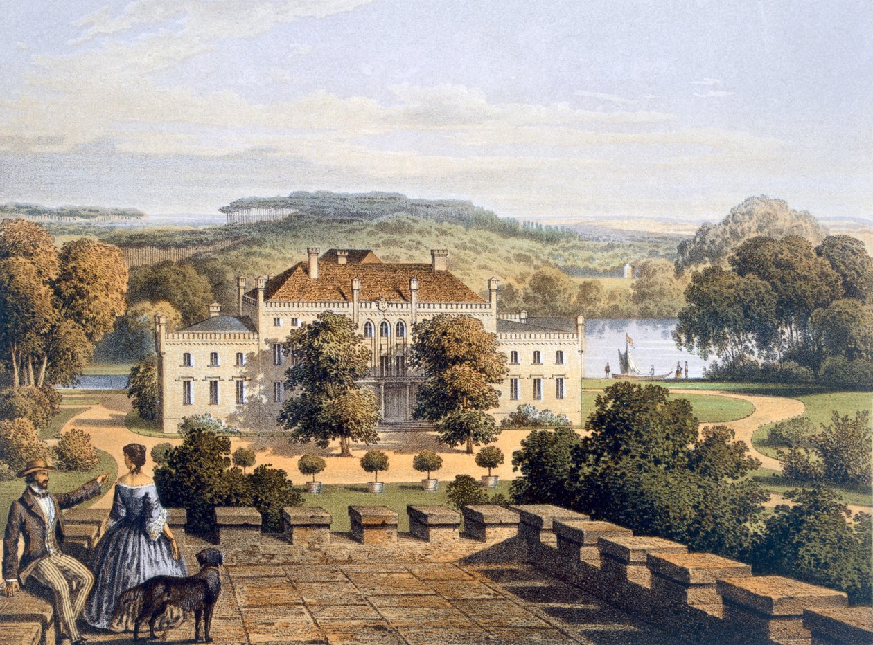 Porosz királyi rezidencia, 1852-63 körül alkotó: German School