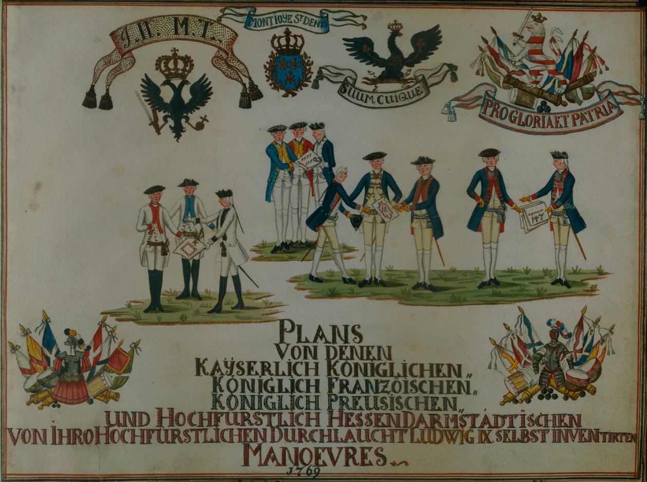 IX. Lajos Hesse-Darmstadt manőverterveinek gyűjteménye alkotó: German School