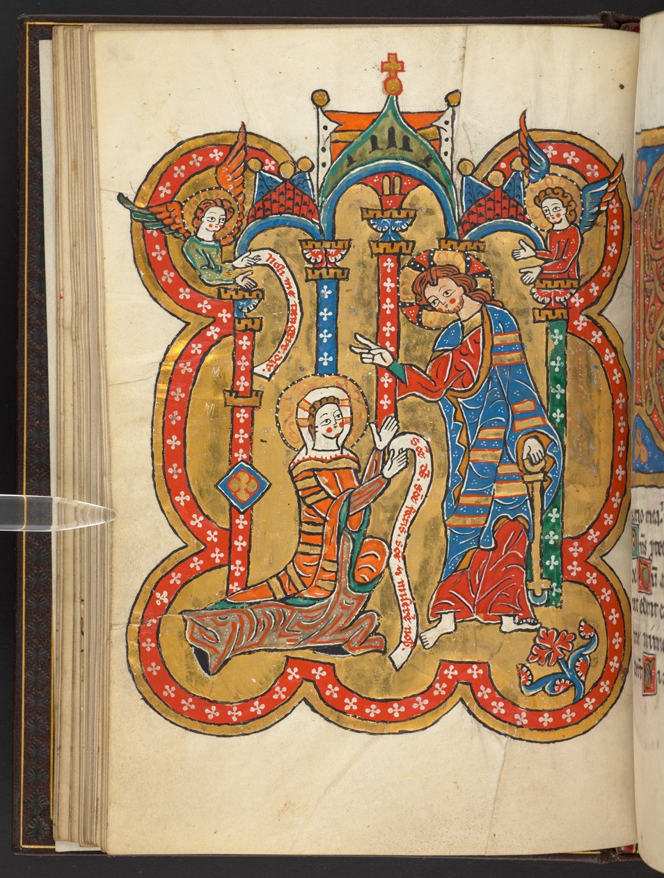 Hozzáadás. 60629, f.27v „Ne nyúlj hozzám” (vellum) alkotó: German School
