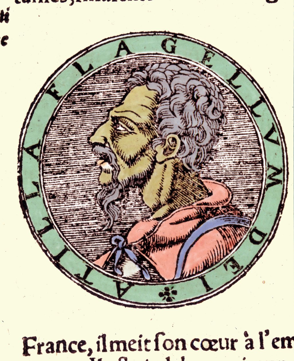 Attila - Sebastian Munster "Cosmographiájában". alkotó: German School