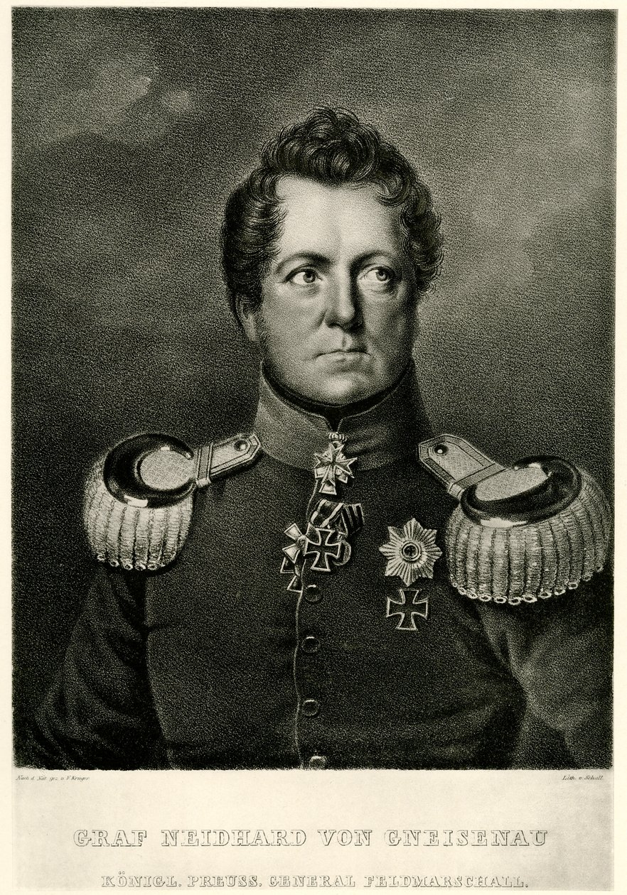 augusztus Neidhard von Gneisenau gróf alkotó: German School